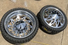 24 Custom Cut Alcoa Wheels For Ford Chevy Gmc Ram Dually Trucks W35125024 Tire 24 Custom Cut Alcoa Wheels For Ford Chevy Gmc Ram Dually Trucks W35125024 Tire