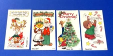 Vintage Suzy's Zoo Christmas Stickers