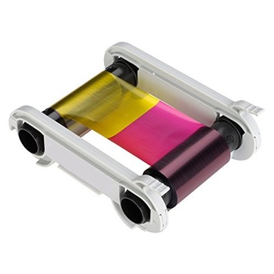 Evolis Zenius ID Card Printer Ribbon 5 Panel YMCKO 300 DPI Full Color 200 Cards