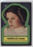 1977 Star Wars Stickers Princess Leia Organa #2 1e8j
