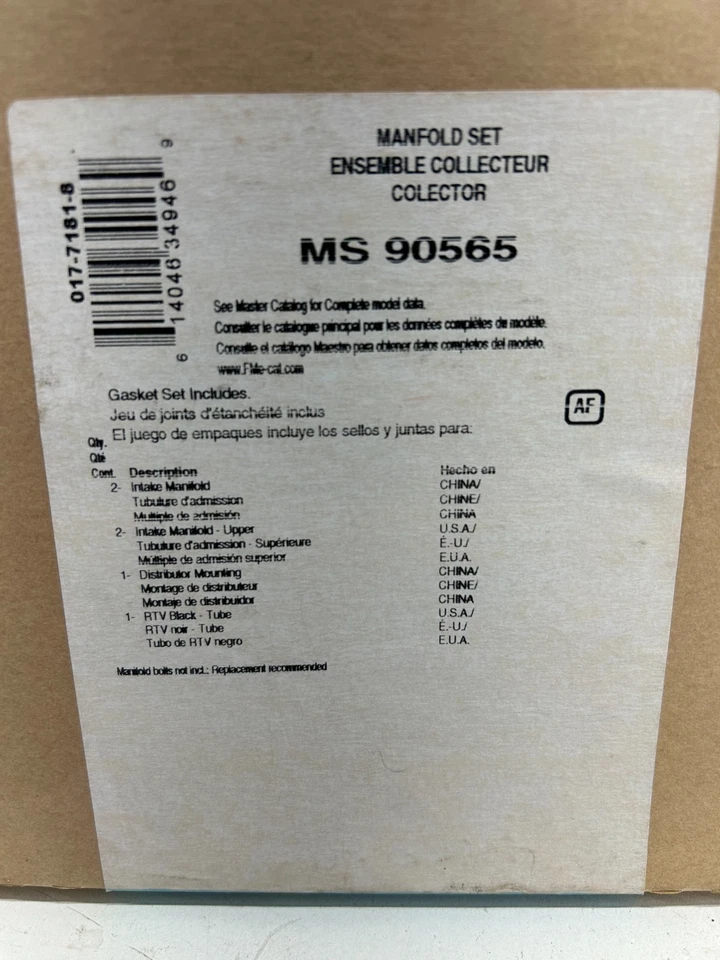 Juego de juntas de colector de admisión de motor Fel-Pro MS 90565 Foto 2 de 2