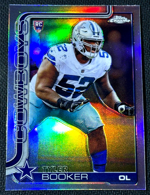 2025 Topps Chrome Refractor Rookies Tyler Booker #381