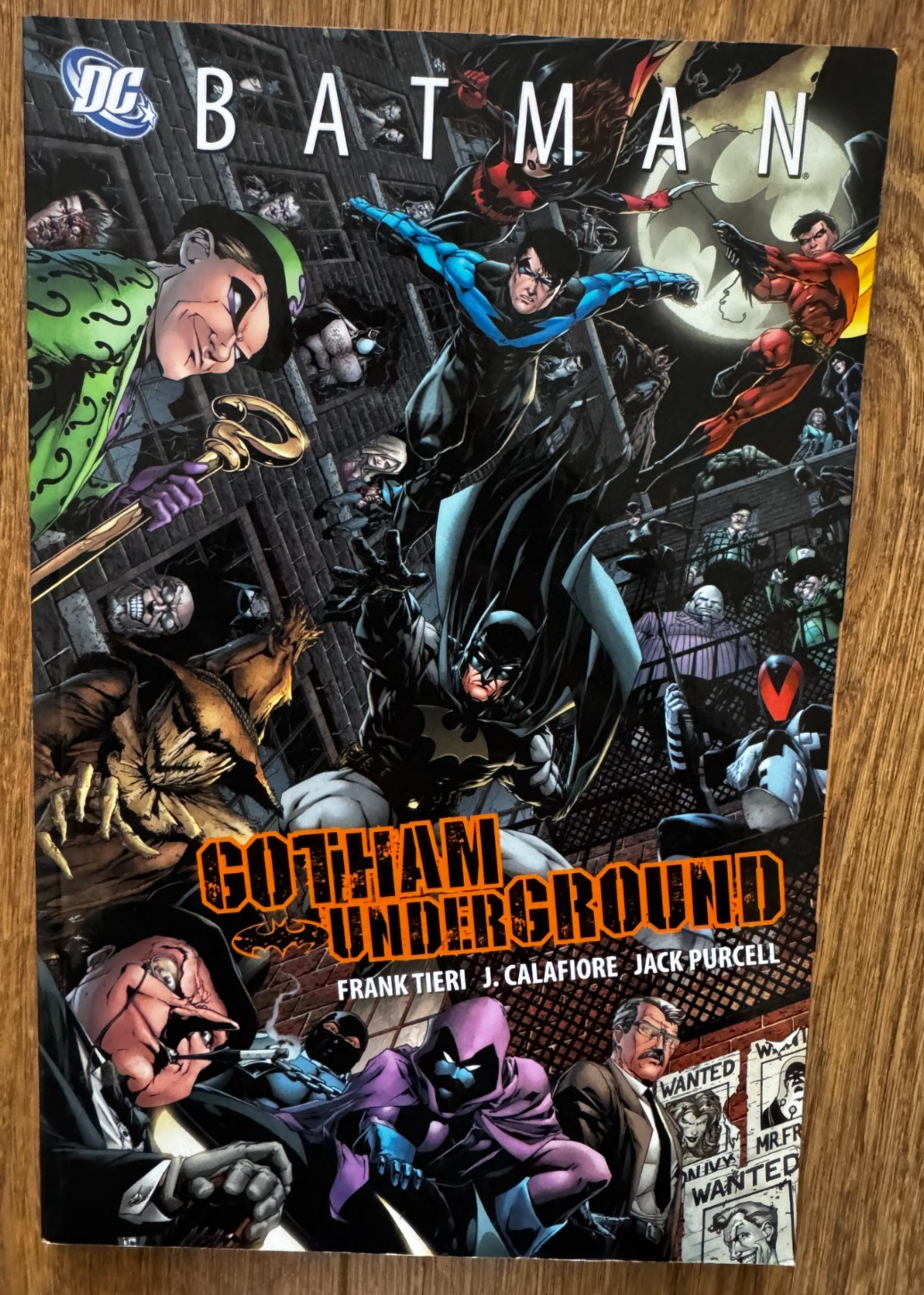 Batman Gotham Underground Paperback TPB Graphic Novel DC Tieri Calafiore Purcell