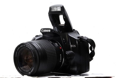 Canon EOS 450D 12,2 MP DSLR mit Canon EF 28-80mm Objektiv und OVP