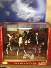 Breyer Horse North Pole Play Set 2006 *New In Box *Rare Christmas Set *