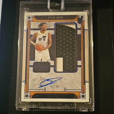 Panini 2023-24 One and One Brice Sensabaugh RC Auto RJJ-BSB 42/49