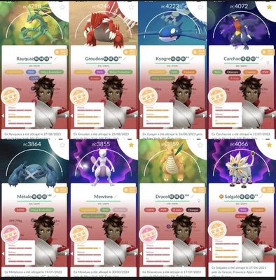 Compte Pokémon Go À VENDRE ! Compte Rare Avec Beaucoup De Hundo Et Shundo - Photo 1/4