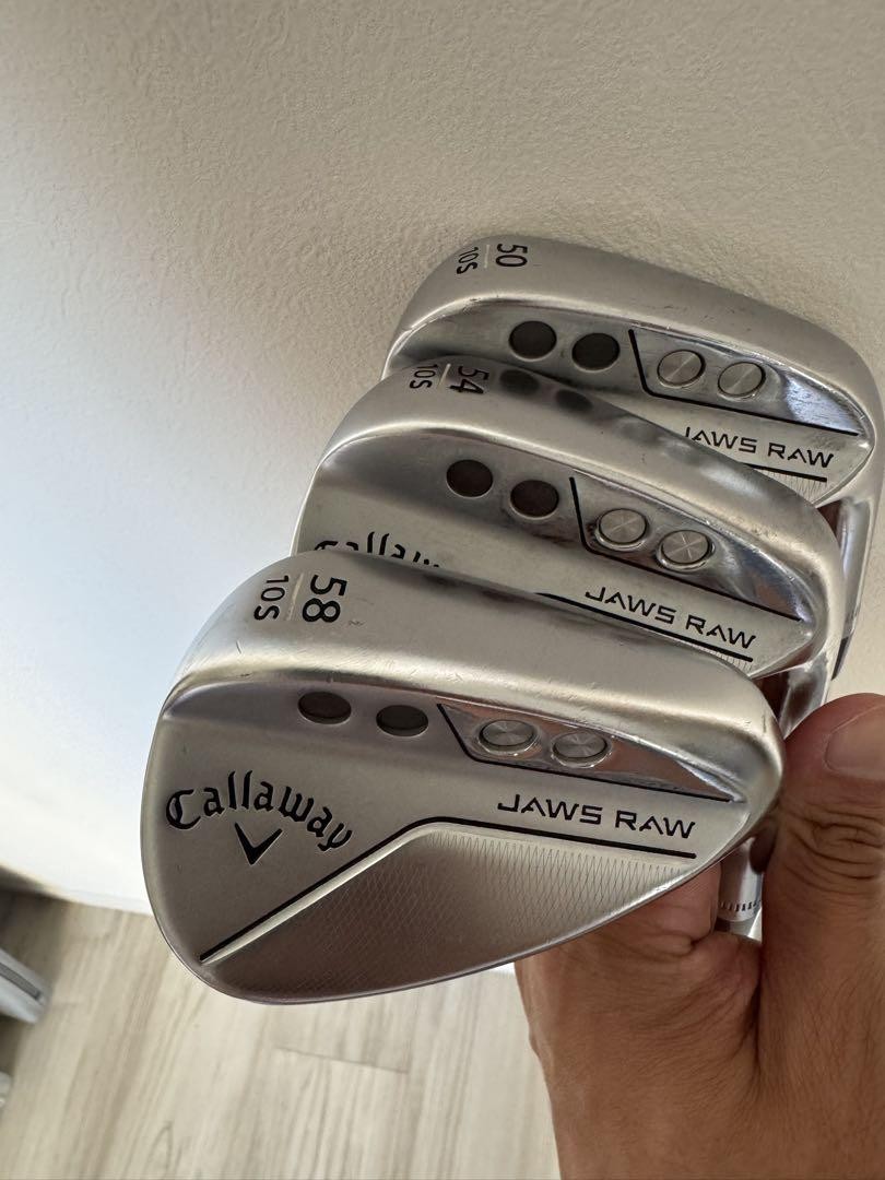 新品キャロウェイ Jaws Raw 50° 54° 58° モーダス115 S Callaway Jaws Raw No Plated Wedge Set 50° 54° 58° Modus 115