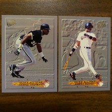 Barry Bonds GIANTS #6 & Frank Thomas WHITE SOX 19 1993 Ultra ALL-STAR MLB Cards