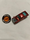 RARE 1968 Vintage Hot Wheels Custom Mustang Red USA w/ buttons
