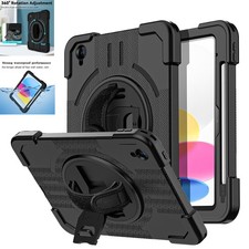 Waterproof Case for iPad A16 11" 10th Gen 10.9" Shockproof Rotating Stand Cover
