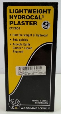 Woodland Scenics C1201 Lightweight Hydrocal Plaster 2 lb Box New