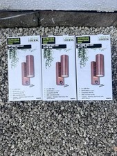 Job lot of 3 Greenbrook Outdoor Wall Up & Down Light with PIR sensor -Brand new