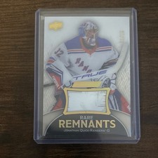 Upper Deck 2023-24 Engrained Rare Remnants Jonathan Quick Rangers Memorabilia