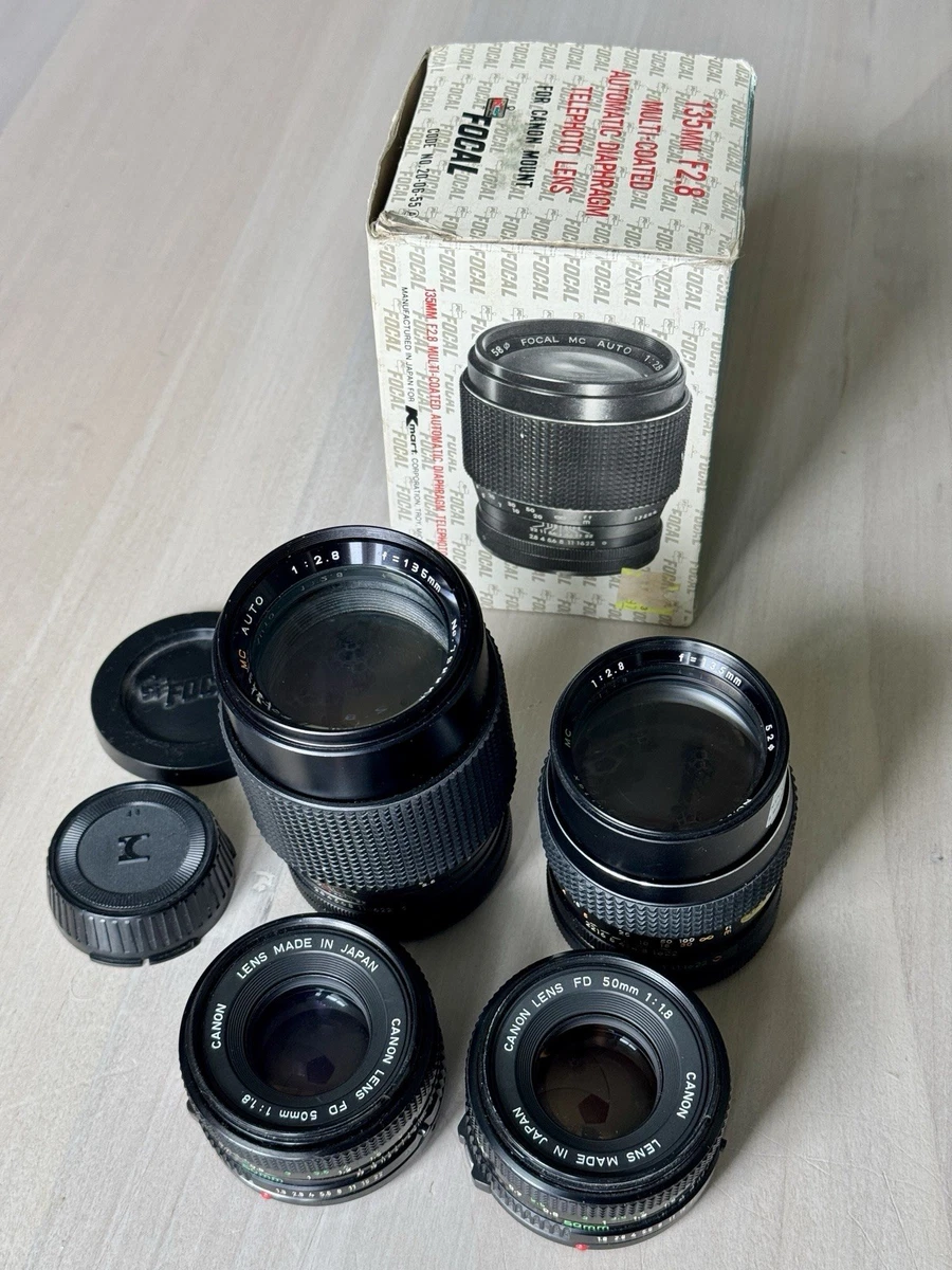 Canon FD f/1.8 Camera Lenses 50mm Focal for sale | eBay