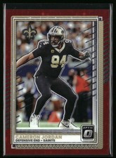 2025 Donruss Optic #170 Cameron Jordan Red Stars SSP