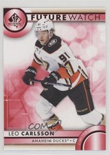 2023-24 SP Authentic Future Watch Red Limited Leo Carlsson #176 tg7