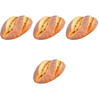 4PCS Lifelike Brotmodell gefälschte Brotdekoration Simulation Realistisches