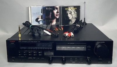 TESTED Luxman R-113 Digital Synthesized FM Stereo Phono Receiver HiFi + BUNDLE