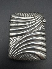 Antique Victorian c.1899 Solid Silver Vesta Case – Art Nouveau – 23.1g