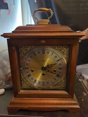 Antique Wind-up Howard Miller  desk/skeleton clock