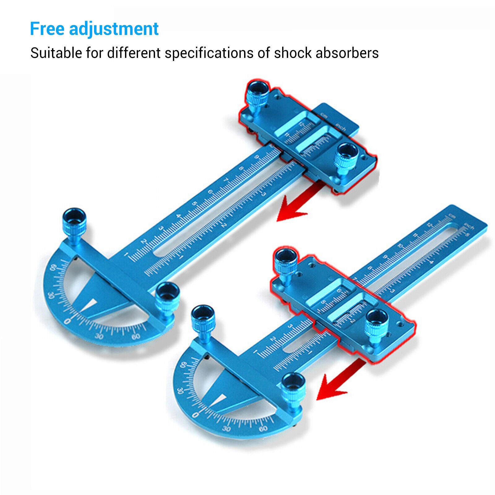 Aluminum RC Car Truck Shock Synchronizer Absorber Balance Ruler Measurement Tool thumbnail 5