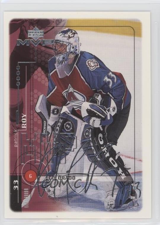 1998-99 Upper Deck MVP Silver Script Patrick Roy #52 HOF g2x