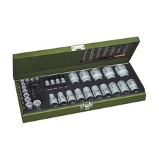 Proxxon 23114 Spezial-Steckschl&uuml;ssel-Satz Zoll 36-teilig 1/4" 1/2" Stahlkasten