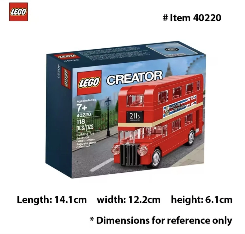 lego Double Decker London BusBuilding Blocks Bricks - Image 4 of 4