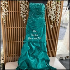 Deb Vintage Prom Dress Maxi Ball Gown Purple Y2K Glam Princess Bead Strapless