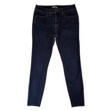 Lauren Conrad Dark Wash Skinny Ankle Jeans Womens 10 Cotton Blend Stretch