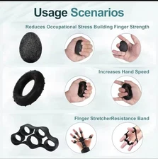 Grip Strength Trainer Hand Exerciser Finger Rehab Muscle Recovery Mechanical Too