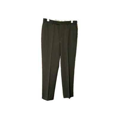 Brooks Brothers 1818 Regent Men's Dress Pants Straight Flat Charcoal Grey 36x32