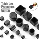 PVC Rubber Feet Furniture Table Chair Leg Foot Cover Table Leg Floor Protectors