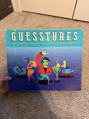 Vintage Guesstures Game by Milton Bradley - 1990 Edition  in box ACT OUT game
