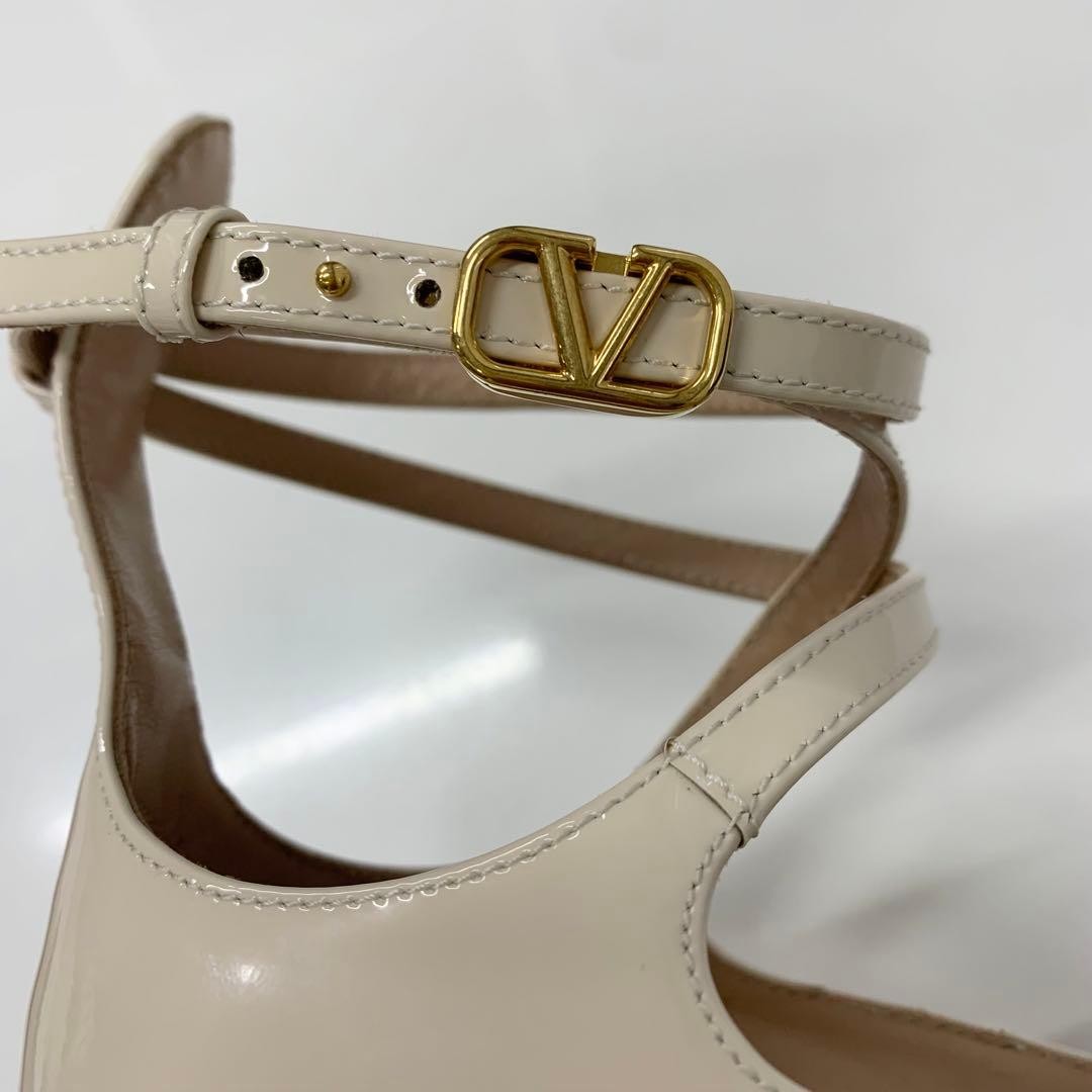 Valentino Garavani Pumps Heel Leather Ivory EU35/US5 116185c thumbnail 21