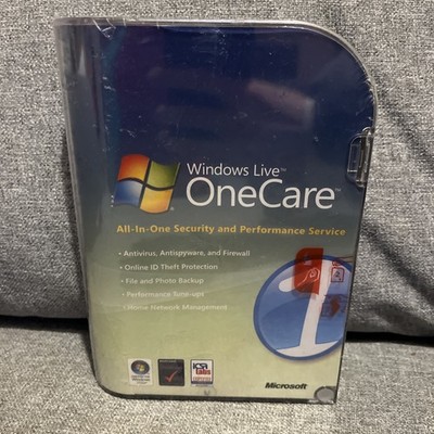 Windows Live OneCare All-In-One Sicherheits- und Leistungsservice - Neu & Versiegelt