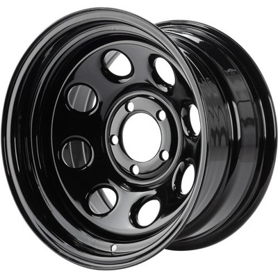 JEGS Baja-8 Steel Wheel [Size: 15 x 8''] Black