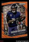 2025 Panini Prizm Football Orange Wave Rashod Bateman #273