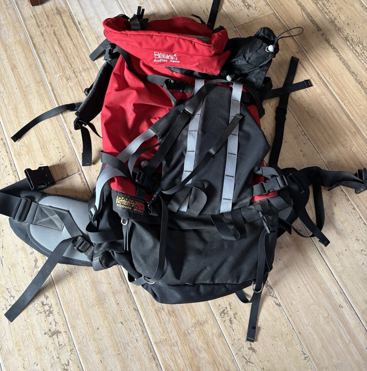 Dana Design Arcflex Alpine Backpack Bozeman MT. USA Red | eBay