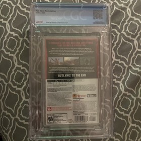 Red Dead Redemption Nintendo Switch CGC Graded 9.8 