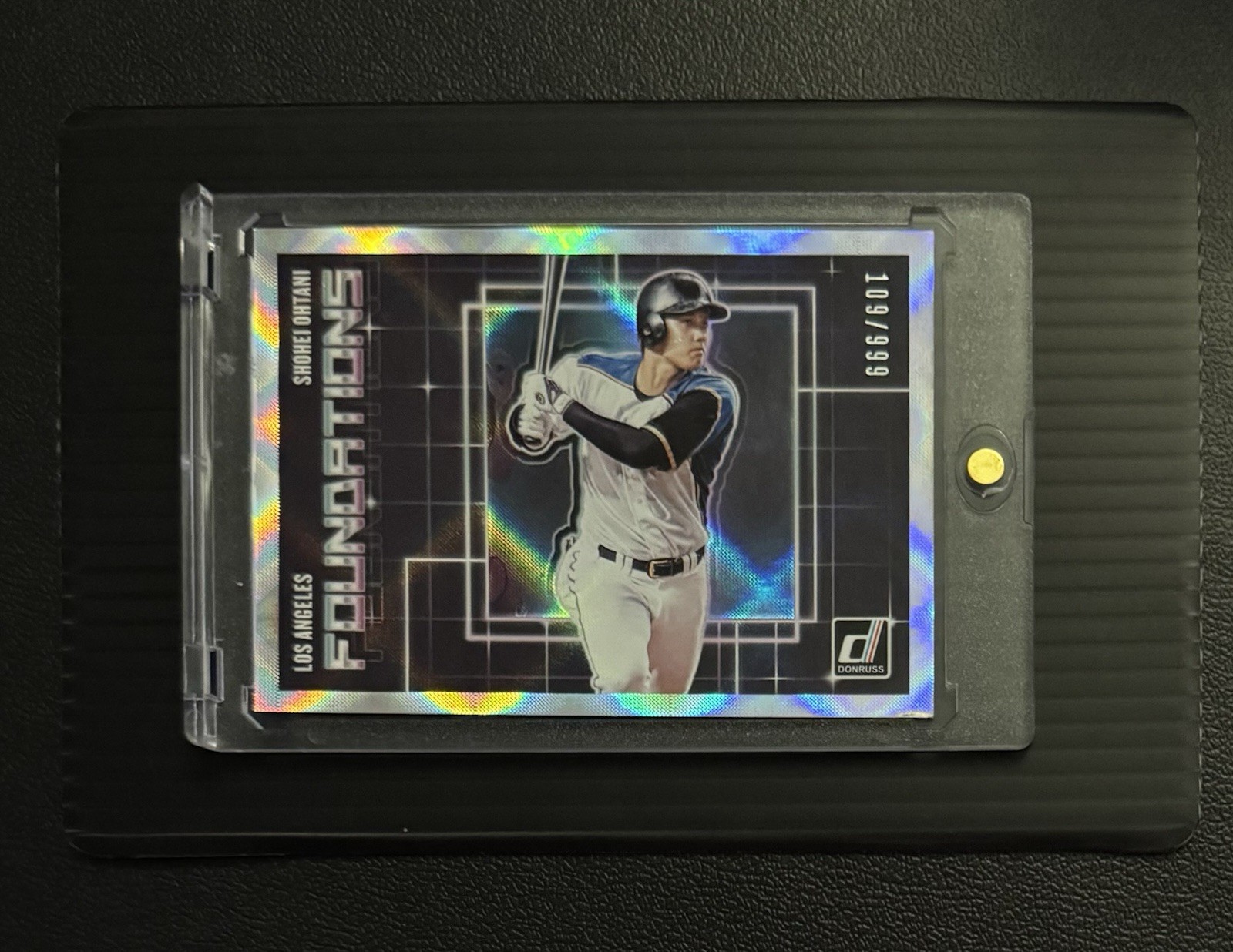 2018 Panini Donruss Shohei Ohtani Foundations #F7 RC Rookie /999 Angels