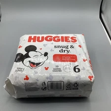 Huggies Snug and Dry Diapers, Size 6, Jumbo Pack, 19 Ct Pack(age) of 19