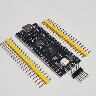 Raspberry Pi Pico RP2040 Dual-Core 264KB  TYPE-C 16MB w/ Pin Headers BLACK ~USA