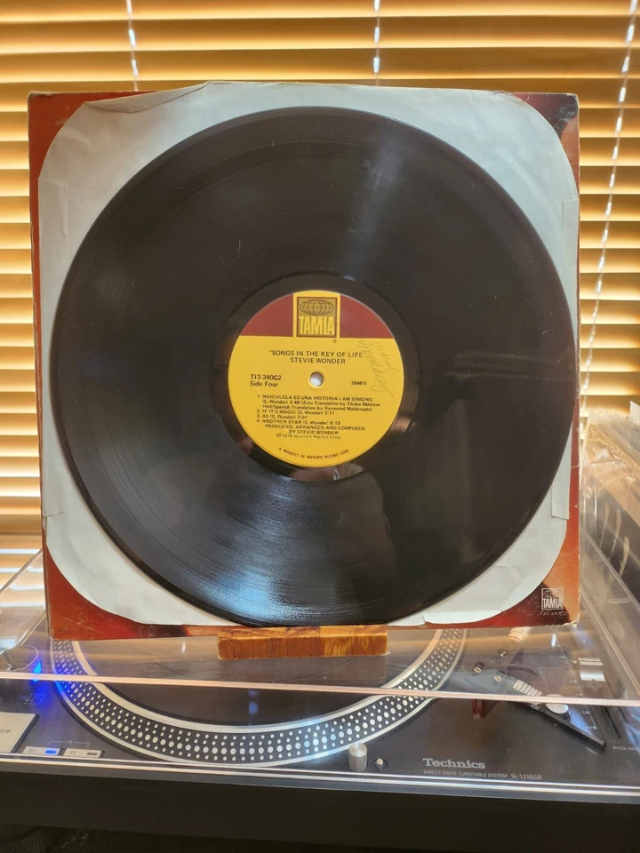 Stevie Wonder, Songs In The Key Of Life, 1976 1st Tamla, T13-340C2, VG+/VG Foto 4 de 4