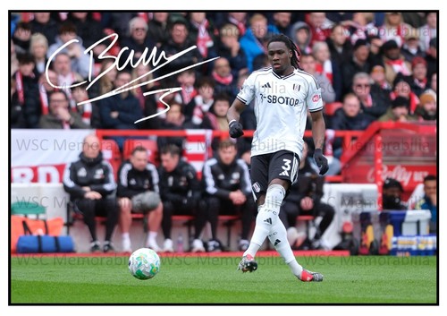11489. Calvin Bassey Signed Pictures (A4 Prints) Fulham Rangers Ajax Nigeria etc