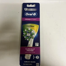 Oral-B Cross Action EB50-3 Replacement Brush Heads Refill (3 Pack)
