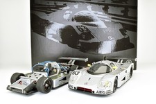 EXOTO 1:18 SAUBER-MERCEDES C9 SILVER 1989 WRLD SPORTSCAR CHAMP & LE MANS WINNER