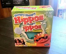 1998 Hungry Hungry Hippos Game by Milton Bradley For Kids and Adults 4 and Up