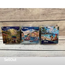 Ceaco Disney Mickey & Minnie Jigsaw Puzzle Set 750 & 1000 Pieces